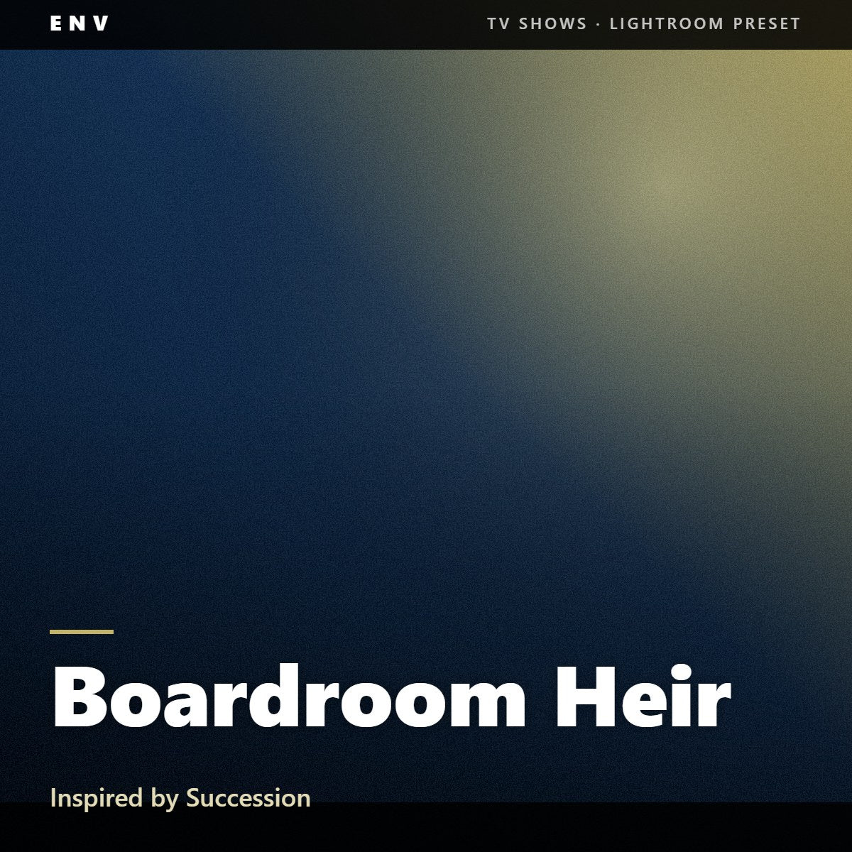 Boardroom Heir – Inspired by Succession