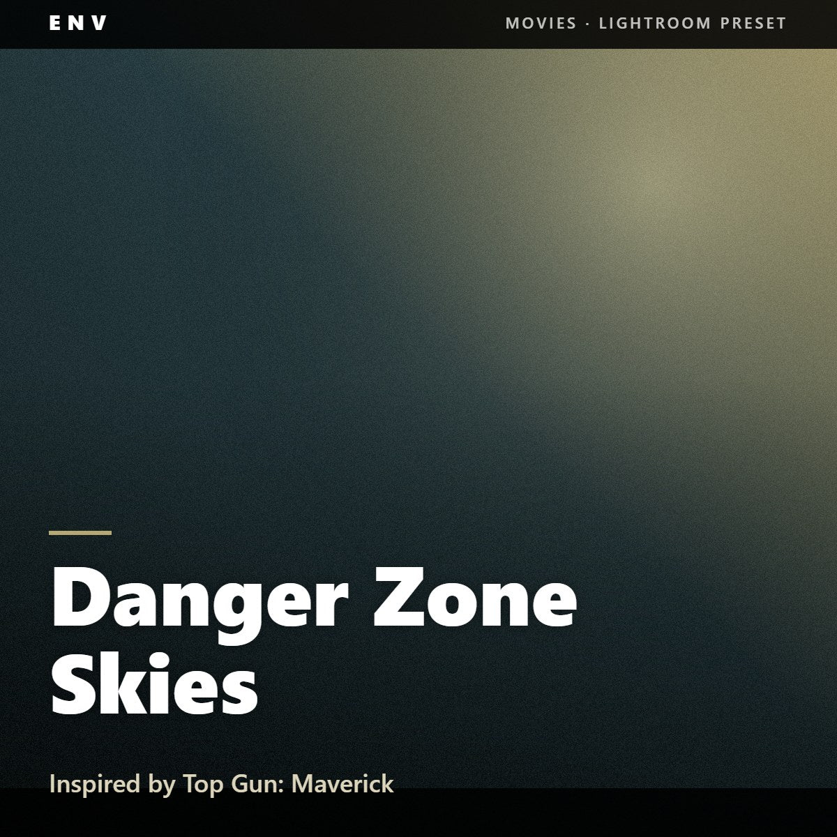 Danger Zone Skies – Inspired by Top Gun: Maverick