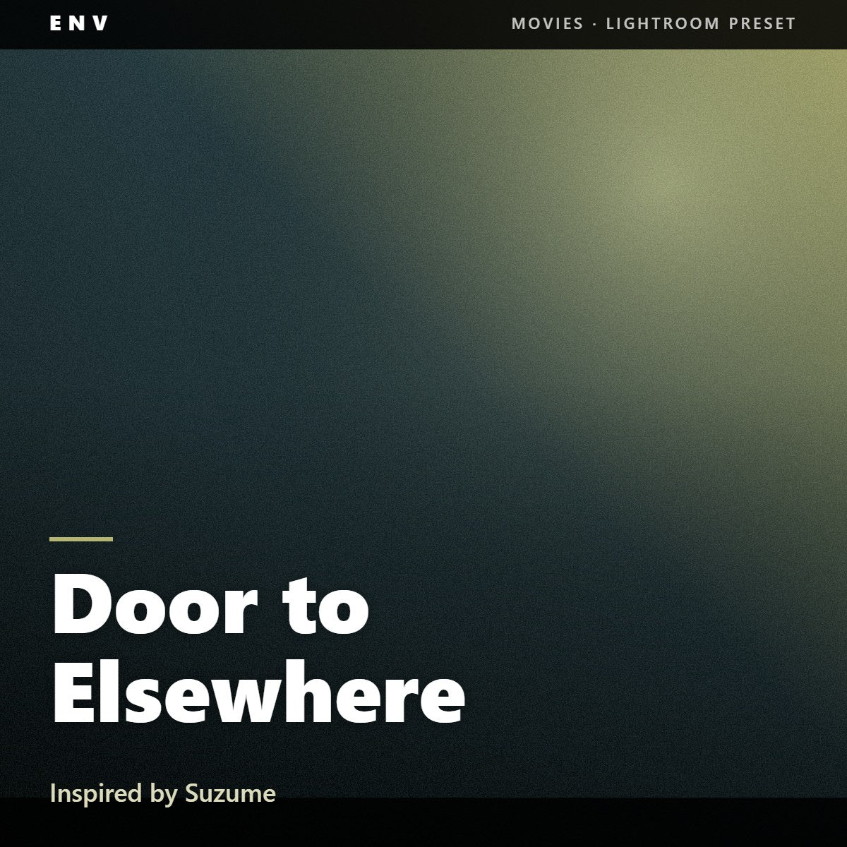 Door to Elsewhere – Inspired by Suzume