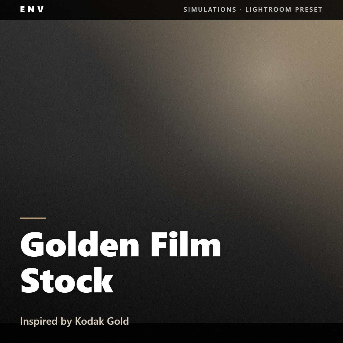 Golden Film Stock – Inspired by Kodak Gold