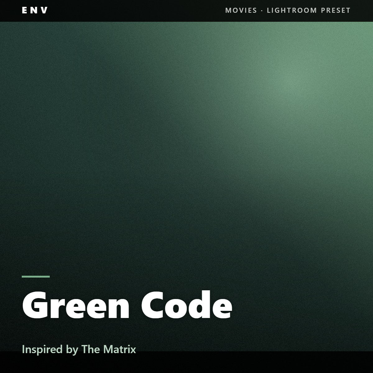 Green Code – Inspired by The Matrix