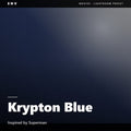 Krypton Blue – Inspired by Superman