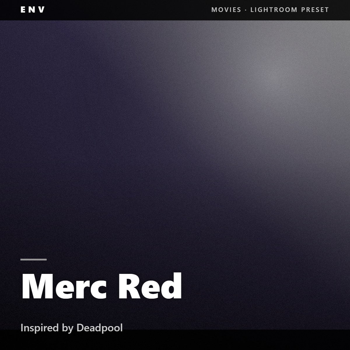 Merc Red – Inspired by Deadpool