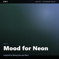 Mood for Neon – Inspired by Wong Kar-wai films