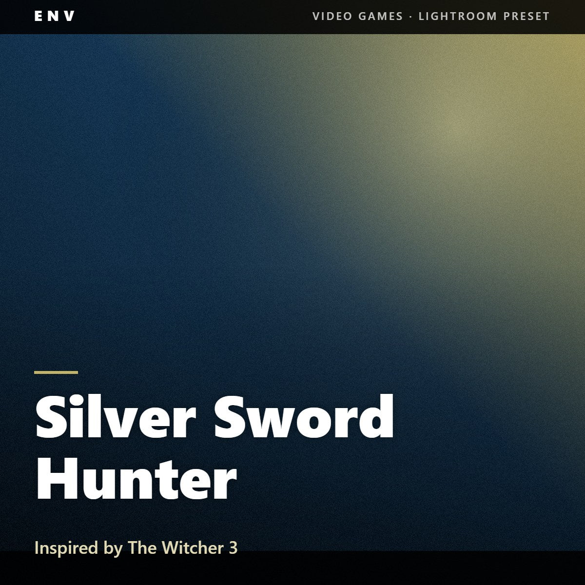 Silver Sword Hunter – Inspired by The Witcher 3