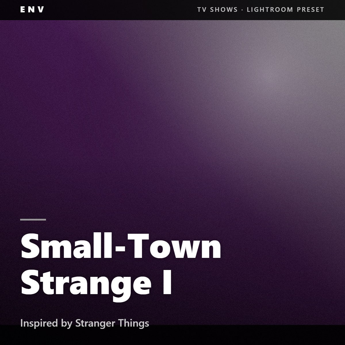 Small-Town Strange I – Inspired by Stranger Things