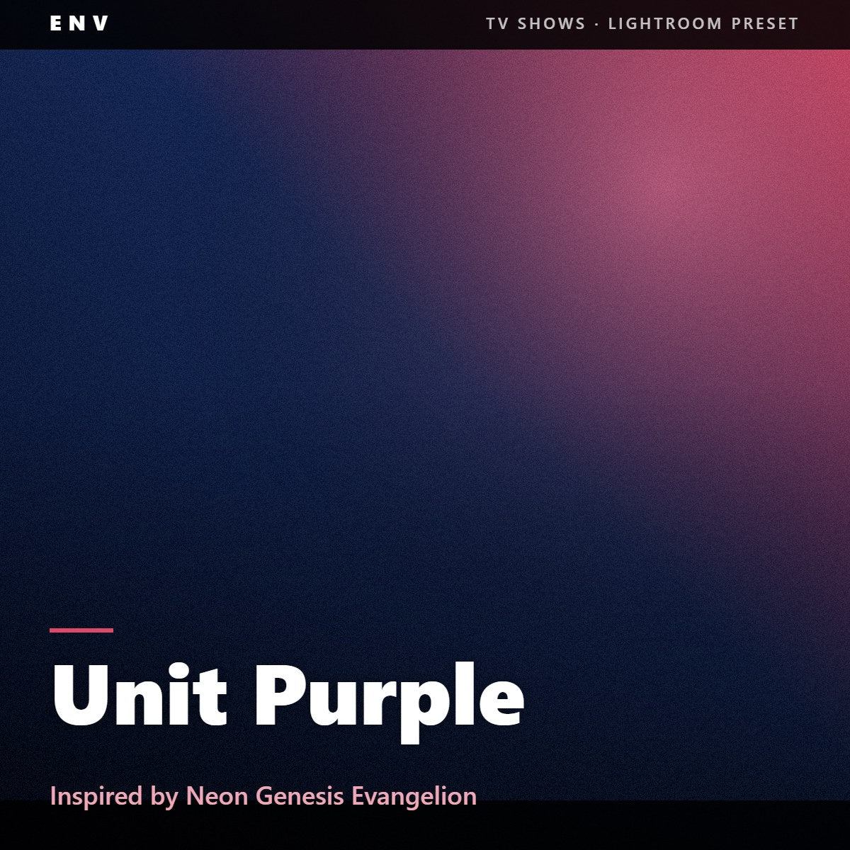 Unit Purple – Inspired by Neon Genesis Evangelion