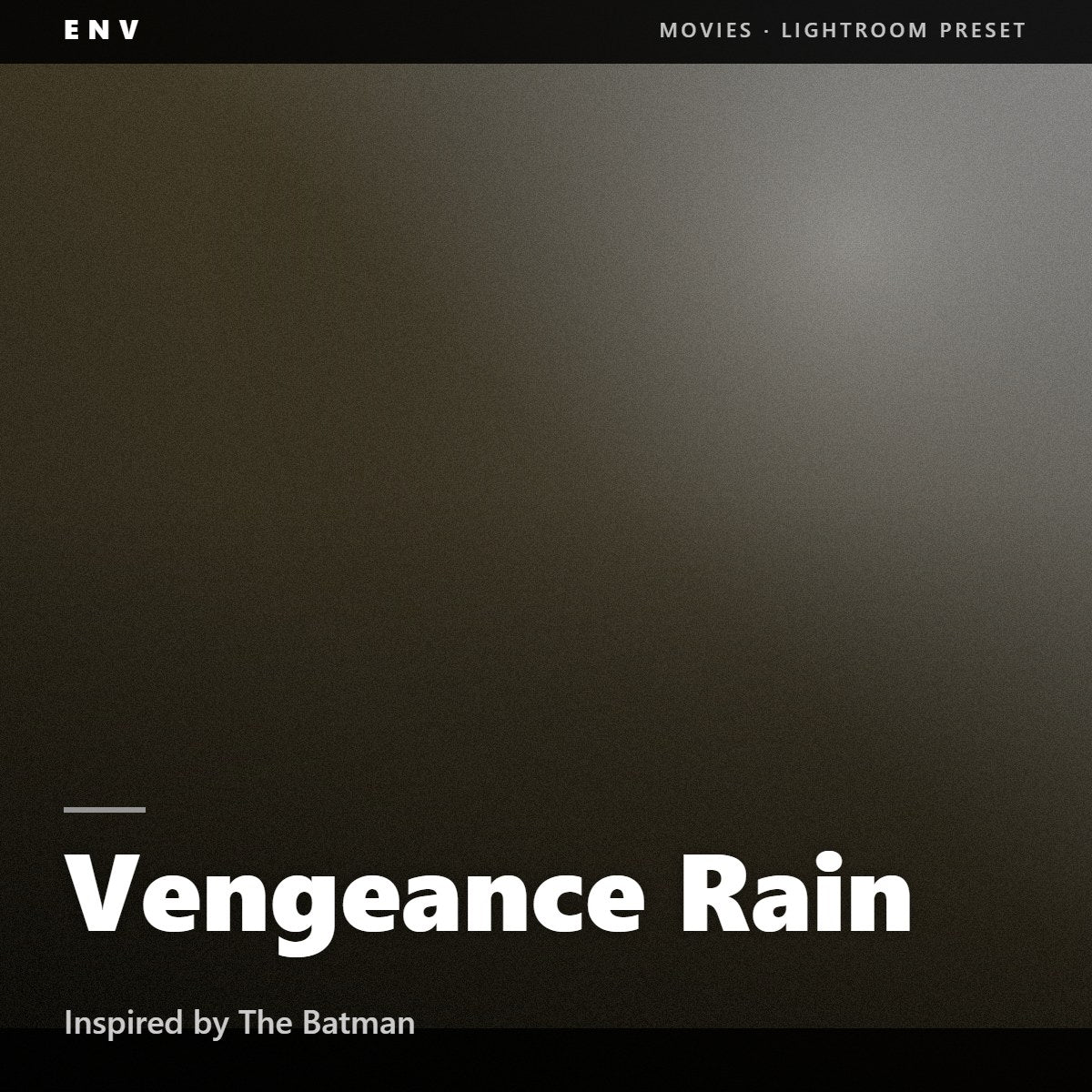 Vengeance Rain – Inspired by The Batman