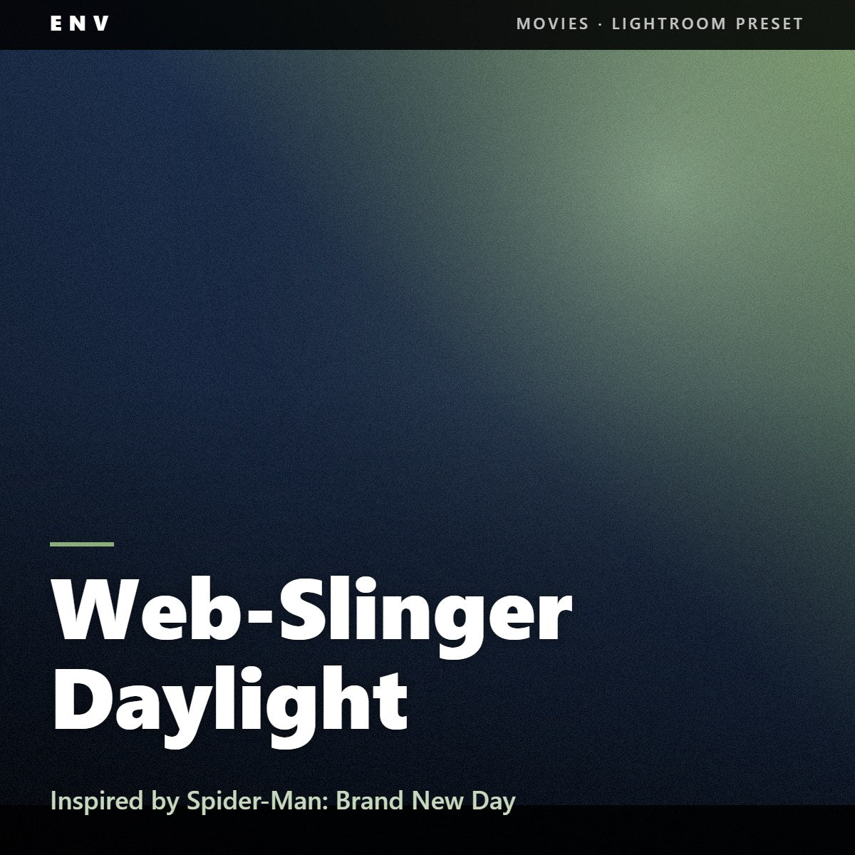 Web-Slinger Daylight – Inspired by Spider-Man: Brand New Day