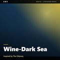 Wine-Dark Sea – Inspired by The Odyssey