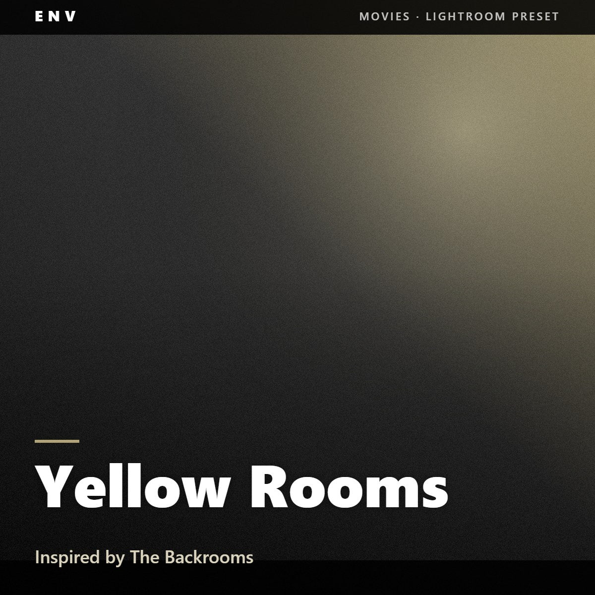 Yellow Rooms – Inspired by The Backrooms